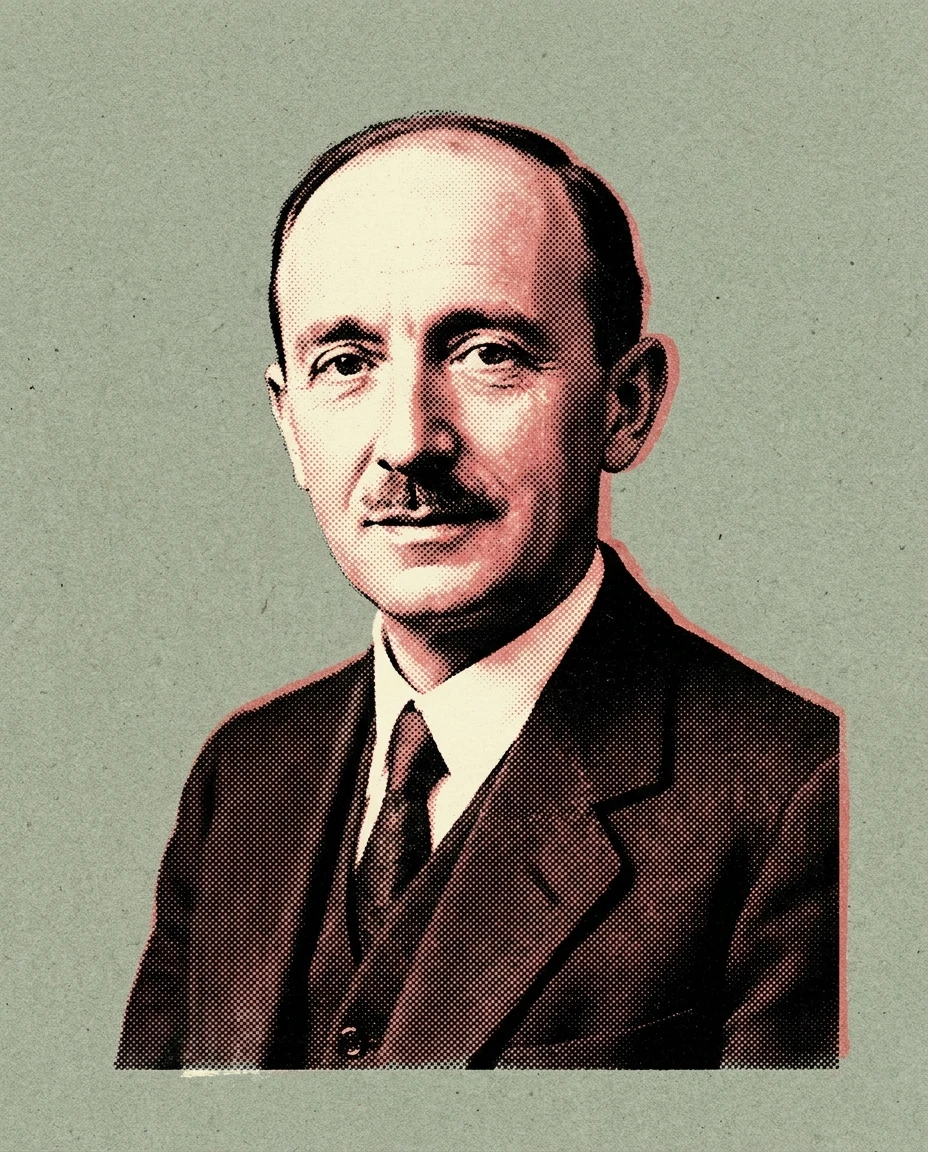 Portrait of Clement Attlee (AI illustration)